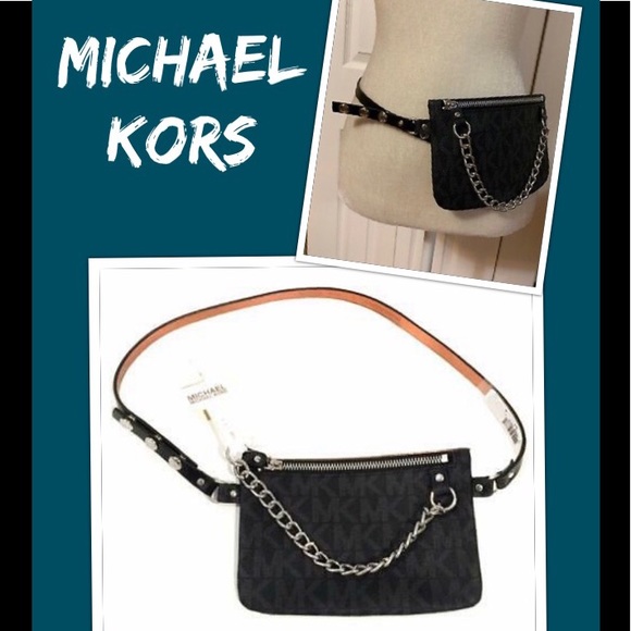 LAST ONE! Michael Kors Signature Fanny Pack belt - Picture 1 of 7